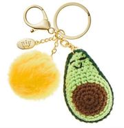 NWT Avacado crochet keychain