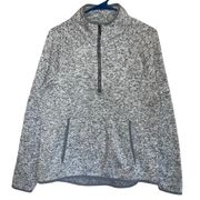 Kyodan 1/4 Zip Heather Grey Kangaroo Pocket Pullover