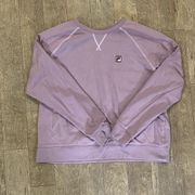 Fila Light Purple Pullover Sweatshirt