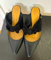 Tory Burch Eleanor Mules with Bow