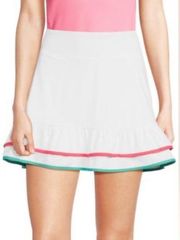 White Striped Golf Skort | L