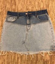 Denim Mini Skirt