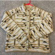 vintage aztec fleece jacket