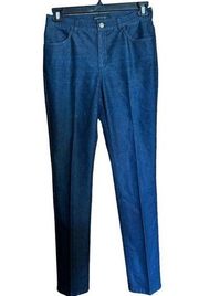 Lafayette 148 New York Jeans Womens 6 Blue Straight Mid Rise Denim Bottoms