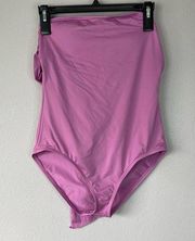 Tommy Bahama Purple Swimsuit 14 One Piece Tie Detail Strapless