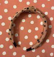 polka dot headband 