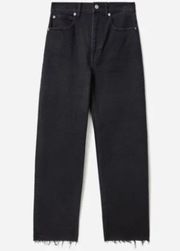 NEW Everlane The Way High Jean in Coal Black