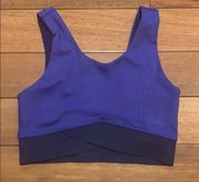 🆕 Ivy Park | Royal Blue Cross Over Sports Bra XS