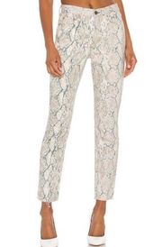 NWT GRLFRND The Karolina High Waisted Snakeskin 28