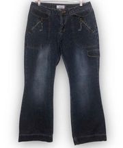 Vintage 90s Y2K Jordache Jeans Low Rise Flare Jeans Cargo wide leg 
Size:13/14