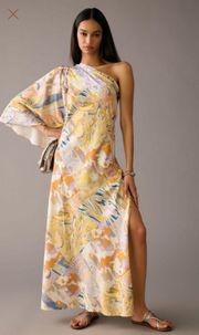 Multi Colored One Shoulder Dress