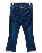 Rock & Republic Womens Jeans Size 8 Kasandra Mid Rise Boot Cut Cropped Jeans
