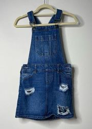 Blue Spice Denim Overall Dress 3