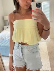 Crop Yellow Tank