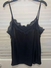 Black Lace Tank Top