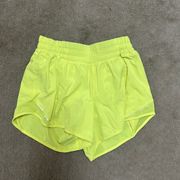 Lululemon 4inch long hotty hot shorts