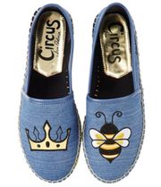 CIRCUS BY SAM EDELMAN Leni Queen Bee Espadrille Flats Size 7.5