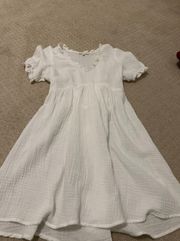 Women’s Babydoll White Dress