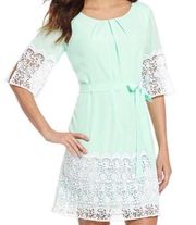 Gianni Bono Aqua Lace Dress