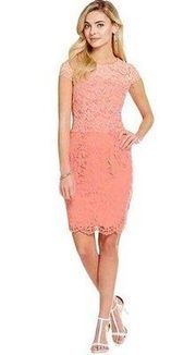 Antonio Melani Ombré Lace Cocktail Dress Size 10