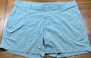 Women’s Size 20W Blue Knicker Shorts Nylon Stretch Hiking