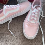 Pink Canvas Vans