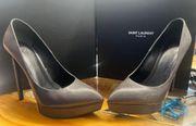 Yves  Verngo Road Grey Platform Ladies Sexy Pumps