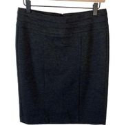 Cabi Charcoal Gray Pencil Skirt Office Professional Size 4