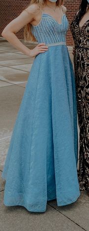 Light Blue Prom Dress