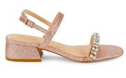 JEWEL BADGLEY MISCHKA Embellished Sandals Size 6