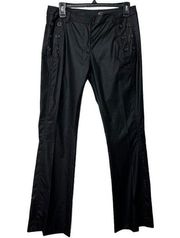 Just Cavalli Womens Black Bootcut Trouser Pants Womens Size US 6 IT 42