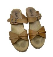 Loeffler Randal Heart LR Lotte Slip-on Knot Clog in Beige  teen sz 35