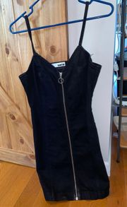 Top shop Black Denim Dress