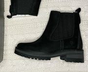Timberland Courmayeur Valley Pull On Chelsea Boot in Black