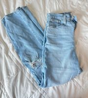 light wash jeans