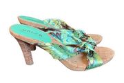 Unisa colorful strappy slide sandals NWOT women’s size 8.5