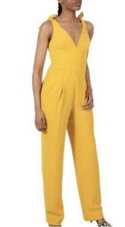 Dress The Population Maira Jumpsuit in Canary Yellow XS New