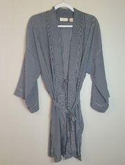 Victoria's Secret Black and White Gingham Robe