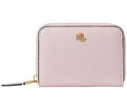 LAUREN  Leather Continental Wallet Light Pink