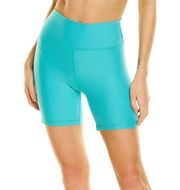 NWT WeWoreWhat Bike Shorts in Tile Green | XS
