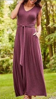 Matilda Jane Chasing Waterfalls Maxi Dress with Pockets Sz S