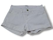 Frame Shorts Size 24 27x3 Frame Denim Le Cutoff Jean Shorts Cuffed Stretch 