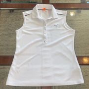 PUMA Polo Collard Golf Sleeves Tank Top