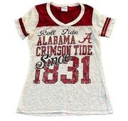 Soffe Alabama crimson tide burnout tee