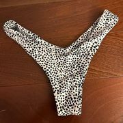 Zaful Cheeky Swimsuit Bottoms size S Black & White