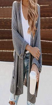 Gray Cardigan