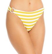 Faithfull The Brand Agnes Striped Bikini Bottom Marigold