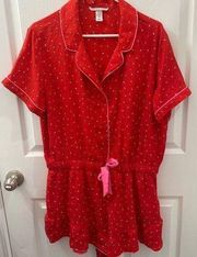 Victoria’s Secret Satin romper sleepwear size XL