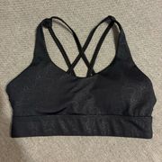 Zyia Active Sports Bra - black- straps, Large, removeable pads