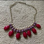 Purple And Red Necklace